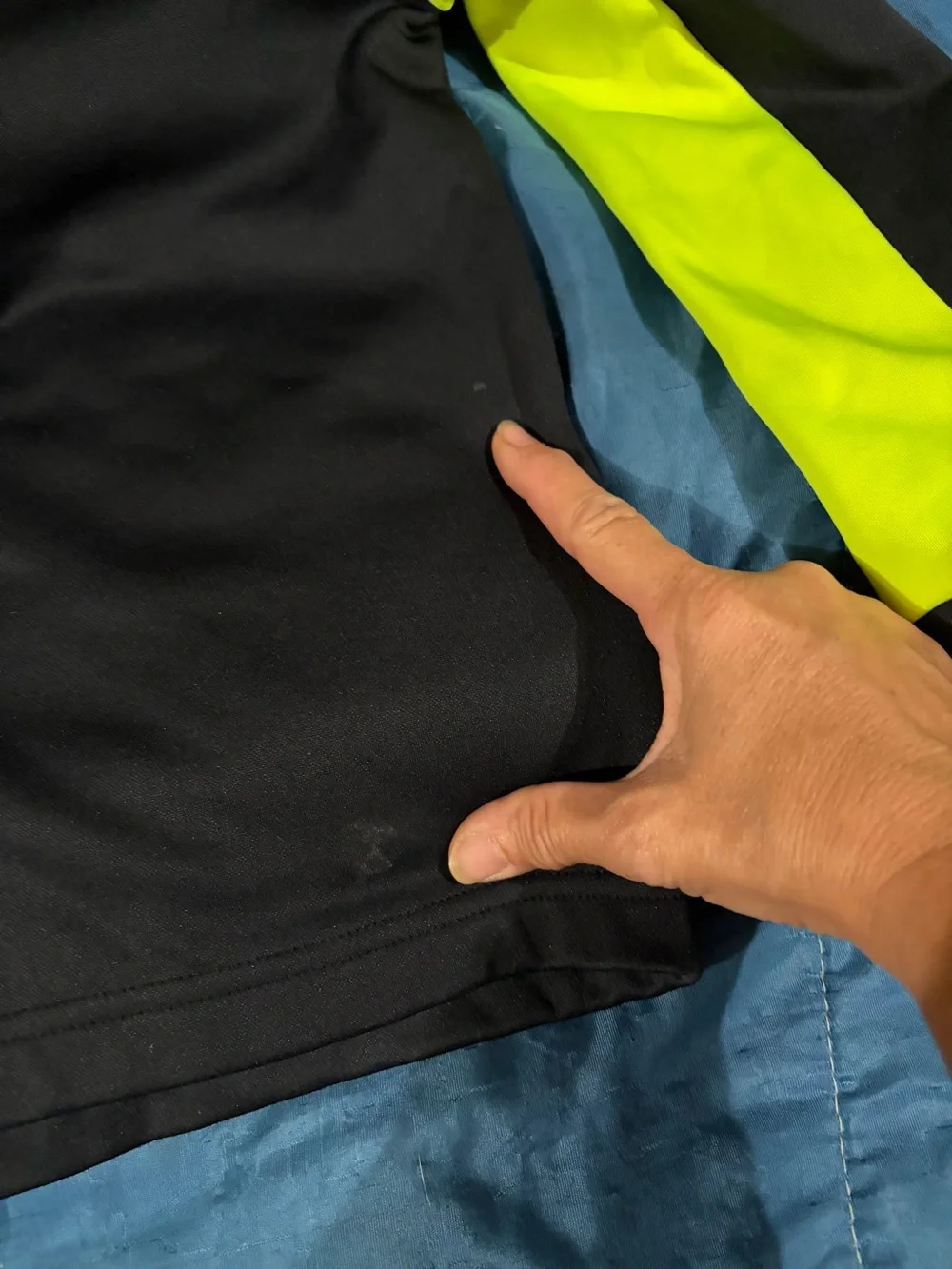 Nike Black & fluorescent Yellow Kids' Dri-FIT Half-Zip Hoodie - Just Do It